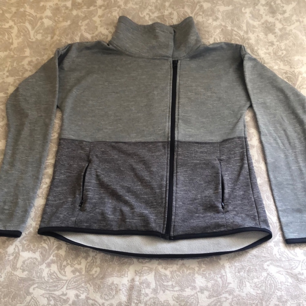 C9 Asymmetrical Zip-up High Neck Sweater